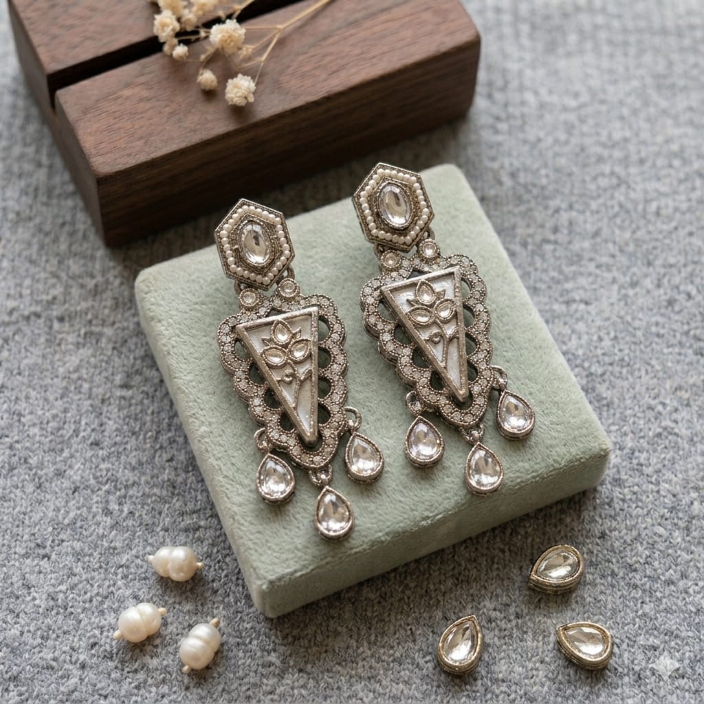 Crystal Chandelier Drop Earrings