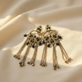 Black Onyx Ghungroo Chandbalis