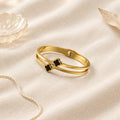 Black Clover Gold-Tone Bracelet