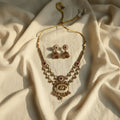 Royal Indian Filigree Necklace & Jhumka Earrings
