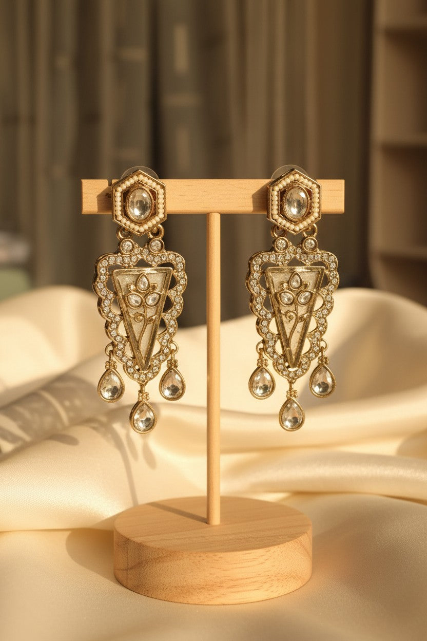 Crystal Chandelier Drop Earrings
