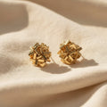 Cubist Gold Geometric Cluster Stud Earrings