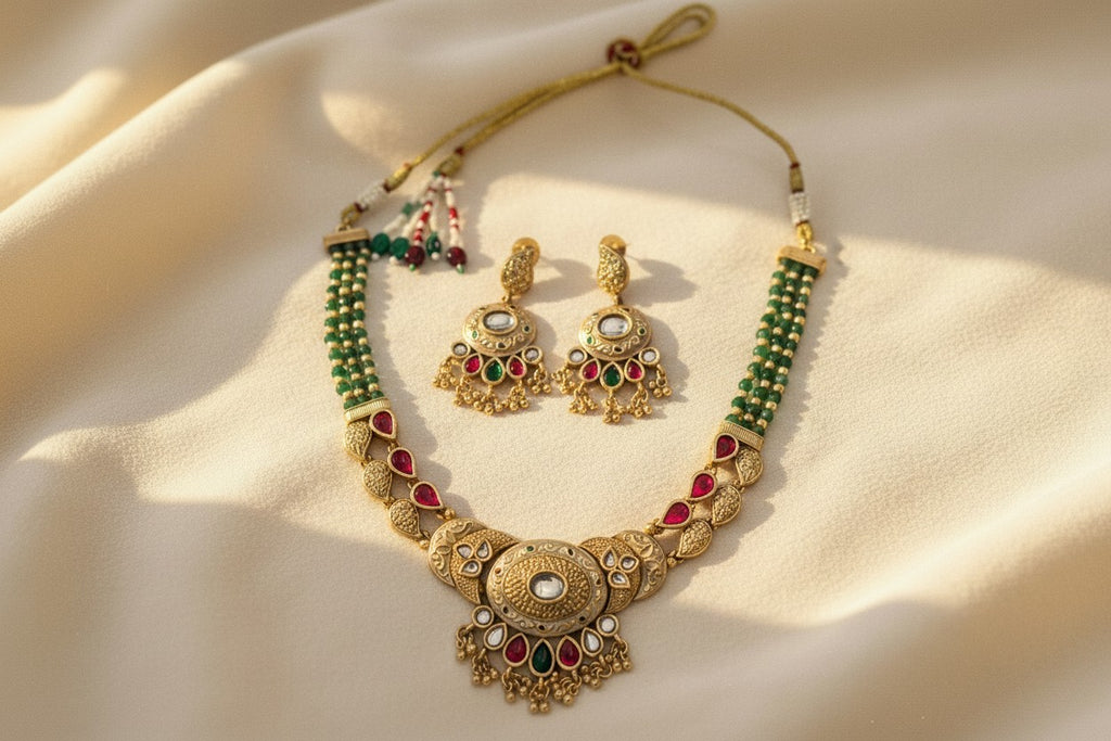 Classic Temple-Style Necklace Set