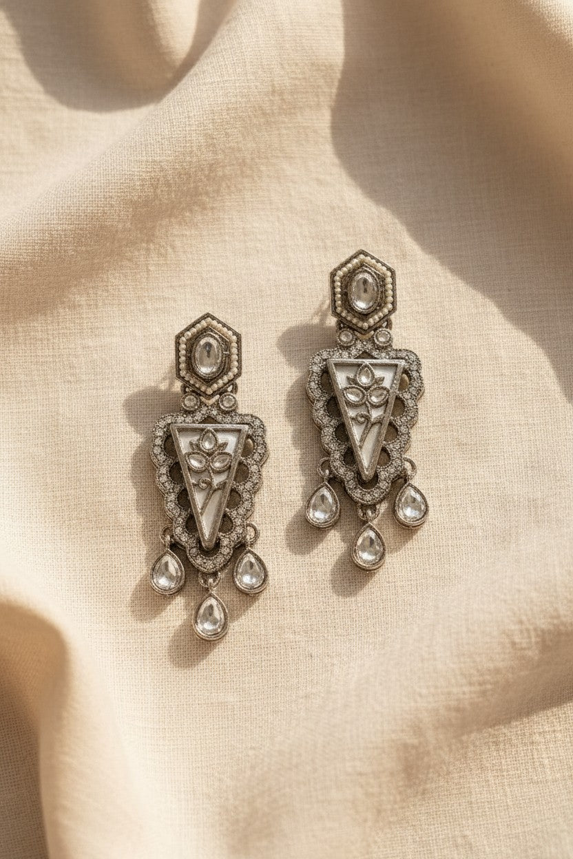 Crystal Chandelier Drop Earrings