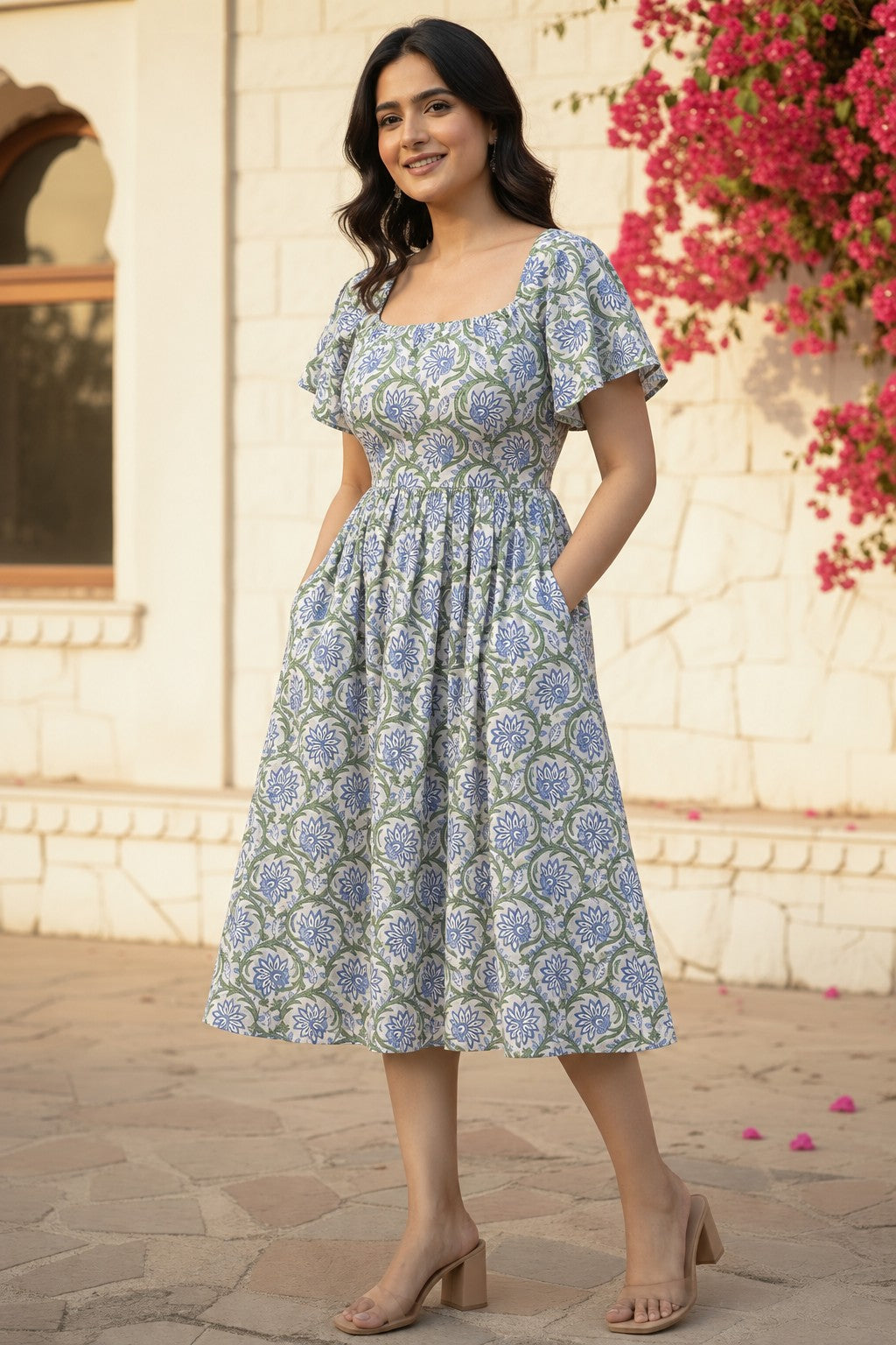 Neel Bagh Midi Dress