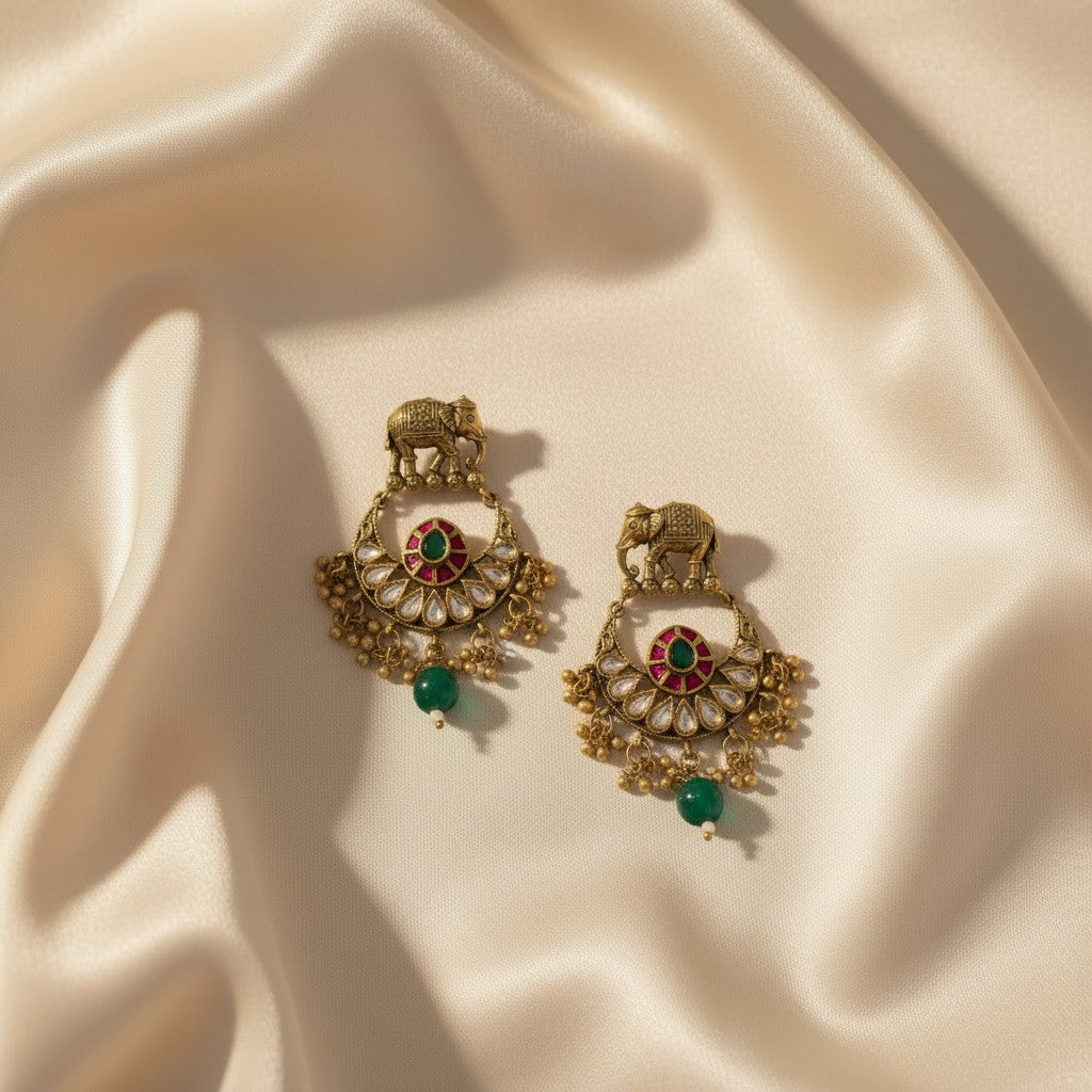 Hathini Chandbali Earrings