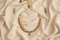 Royal Ruby Square Necklace Set