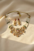 Peacock Chandbali Necklace Set
