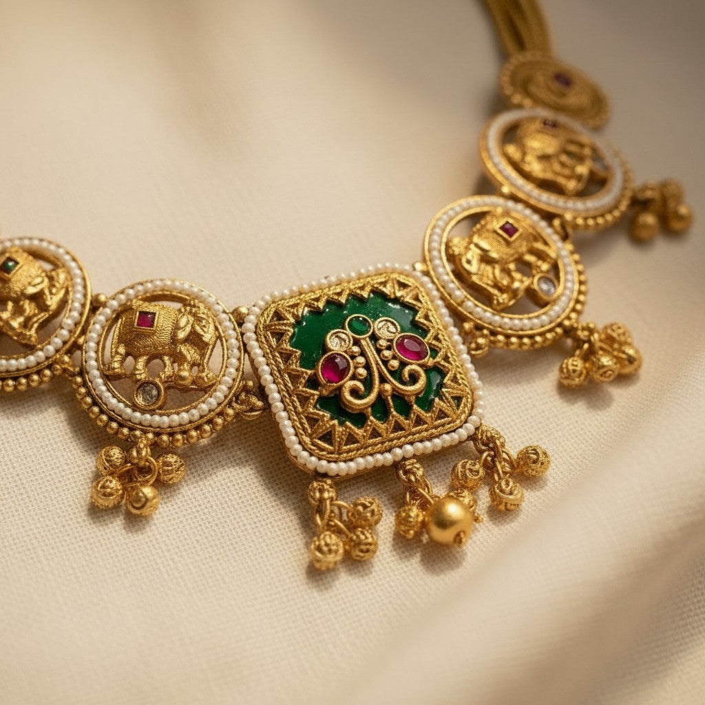 Heirloom Elephant Choker Set