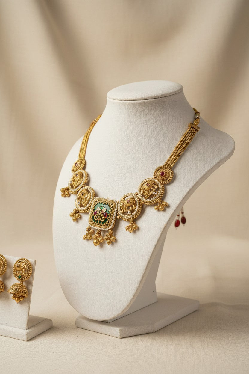 Heirloom Elephant Choker Set