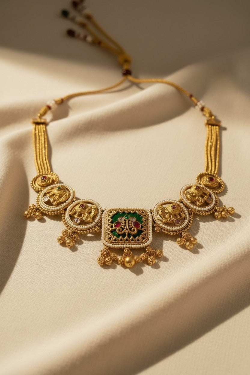 Heirloom Elephant Choker Set