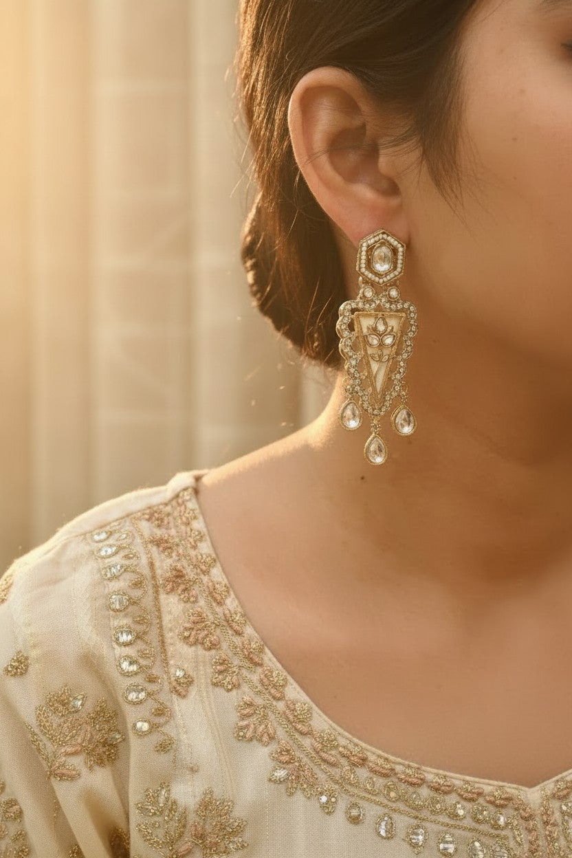 Crystal Chandelier Drop Earrings