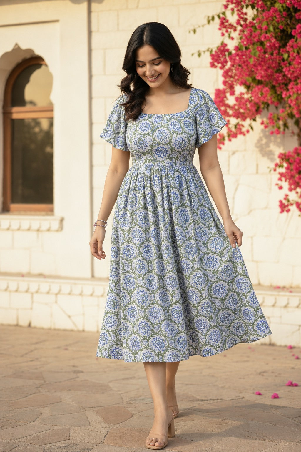 Neel Bagh Midi Dress