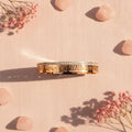 Rose Gold Greek Key Crystal Bangle