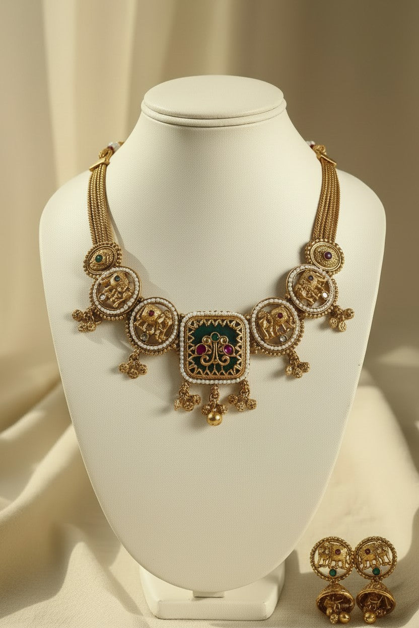 Heirloom Elephant Choker Set