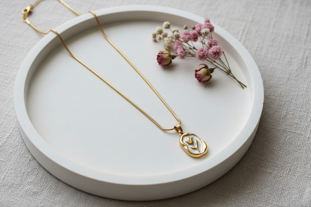 Tulip Bloom Pendant Necklace